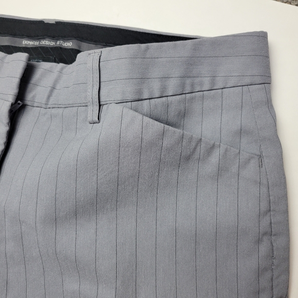 Express | Flare Leg Trousers Low Rise Pants Womens 4 - Picture 5 of 10